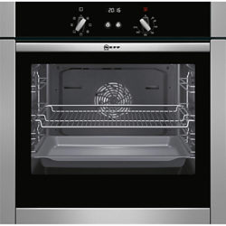 Neff B44M42N5GB Slide and Hide Built-In Single Oven, Stainless Steel